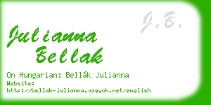 julianna bellak business card