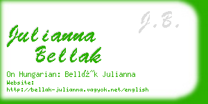 julianna bellak business card